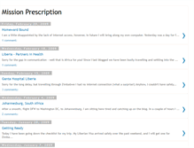 Tablet Screenshot of missionprescription.blogspot.com