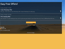 Tablet Screenshot of easyfreeoffers.blogspot.com