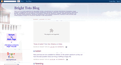 Desktop Screenshot of brighttots.blogspot.com