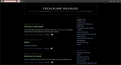 Desktop Screenshot of focalplanerrblog.blogspot.com