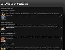 Tablet Screenshot of losarabesenoccidente.blogspot.com