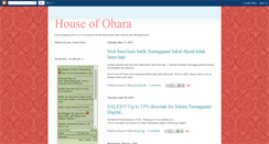 Desktop Screenshot of houseofohara.blogspot.com