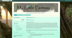 Desktop Screenshot of my-lil-fantasy.blogspot.com