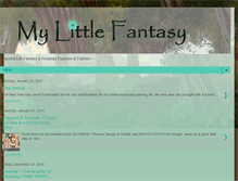 Tablet Screenshot of my-lil-fantasy.blogspot.com