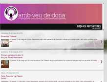 Tablet Screenshot of donesreporteresdemataro.blogspot.com