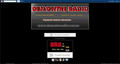 Desktop Screenshot of demontreradio.blogspot.com