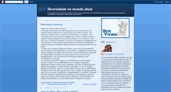 Desktop Screenshot of diversidadenomundoatual.blogspot.com