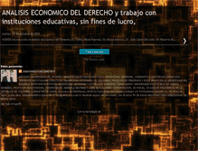 Tablet Screenshot of analisiseconomicoderecho.blogspot.com