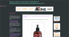 Desktop Screenshot of cheaptohairscalptreatments.blogspot.com