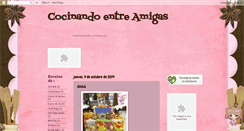 Desktop Screenshot of cocinandoentreamigasesmasfacil.blogspot.com