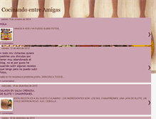 Tablet Screenshot of cocinandoentreamigasesmasfacil.blogspot.com