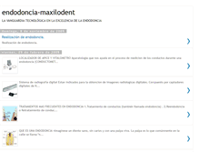 Tablet Screenshot of endodoncia-maxilodent.blogspot.com