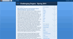 Desktop Screenshot of challengingdogma-spring2011.blogspot.com