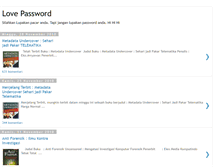 Tablet Screenshot of lovepassword.blogspot.com