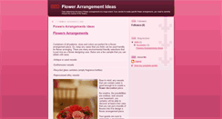 Desktop Screenshot of flower-arrangement-ideas-for-you.blogspot.com