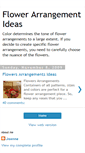 Mobile Screenshot of flower-arrangement-ideas-for-you.blogspot.com