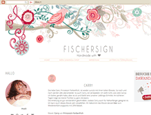 Tablet Screenshot of fischersign.blogspot.com