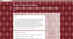 Desktop Screenshot of fibrasefilamentos.blogspot.com