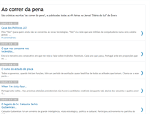 Tablet Screenshot of correrdapena.blogspot.com