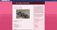 Desktop Screenshot of les-recettes-de-mael-et-lili.blogspot.com