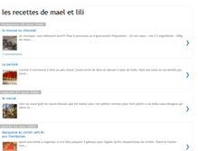 Tablet Screenshot of les-recettes-de-mael-et-lili.blogspot.com