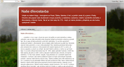 Desktop Screenshot of drevostavba.blogspot.com