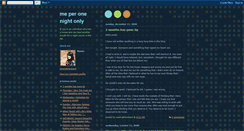 Desktop Screenshot of onenighterstand.blogspot.com