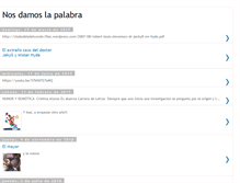 Tablet Screenshot of nosdamoslapalabra.blogspot.com