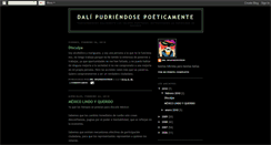Desktop Screenshot of dali-pudriendose-poeticamente.blogspot.com