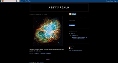 Desktop Screenshot of abbysrealm.blogspot.com