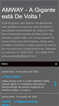 Mobile Screenshot of bemestar-amway.blogspot.com