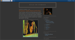 Desktop Screenshot of kyleoncomics.blogspot.com