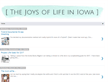 Tablet Screenshot of joysoflifeiniowa.blogspot.com