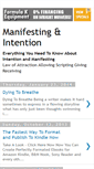 Mobile Screenshot of manifestingintention.blogspot.com