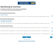 Tablet Screenshot of manifestingintention.blogspot.com