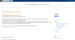 Desktop Screenshot of ecommercesolution4u.blogspot.com