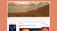 Desktop Screenshot of mielylangostas.blogspot.com