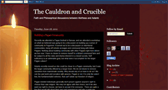 Desktop Screenshot of cauldronandcrucible.blogspot.com