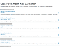 Tablet Screenshot of gagnerargent-affiliation.blogspot.com