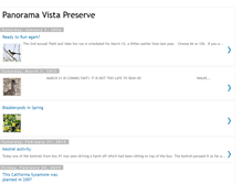Tablet Screenshot of panoramavistapreserve.blogspot.com