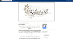 Desktop Screenshot of kylienobleblog.blogspot.com