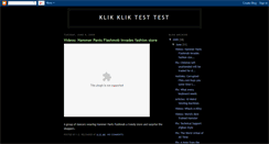 Desktop Screenshot of klikkliktesttest.blogspot.com