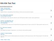 Tablet Screenshot of klikkliktesttest.blogspot.com