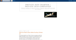 Desktop Screenshot of private-jets-rentals.blogspot.com