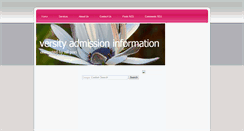 Desktop Screenshot of infoadmission.blogspot.com