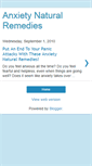 Mobile Screenshot of anxietynaturalremediesreviews.blogspot.com