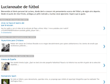 Tablet Screenshot of lucianosabedefutbol.blogspot.com