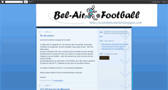 Desktop Screenshot of ecoledefootbelair.blogspot.com
