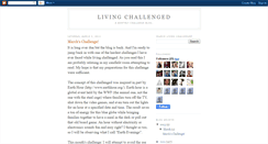 Desktop Screenshot of livingchallenged.blogspot.com