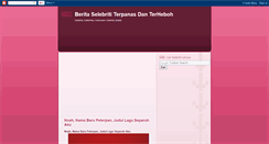 Desktop Screenshot of hot-selebriti.blogspot.com